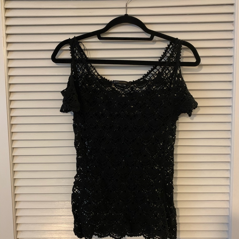 BCBG Crochet Top - Picture 2 of 4